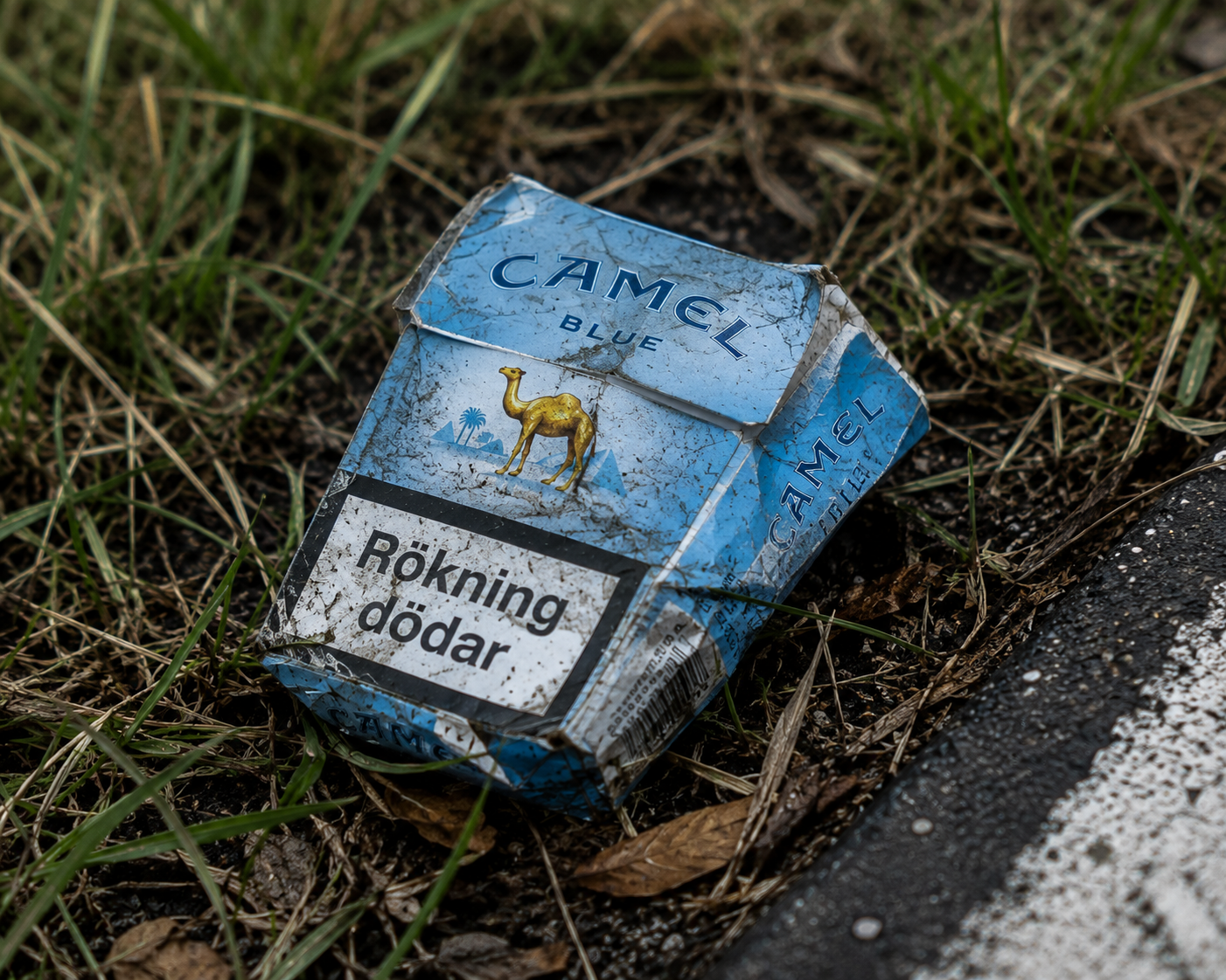 Cigarrettpaket Camel Blue